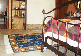 Kilim Rug: Tree with Wheels